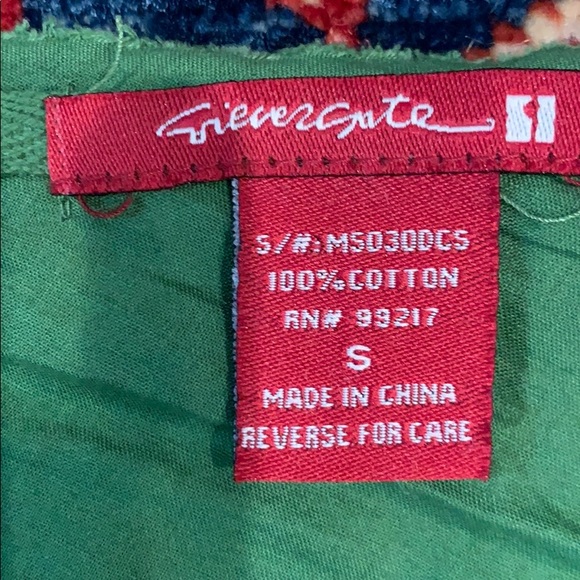 fun ForeverCute tiered forest green  maxi skirt, S - Picture 7 of 8